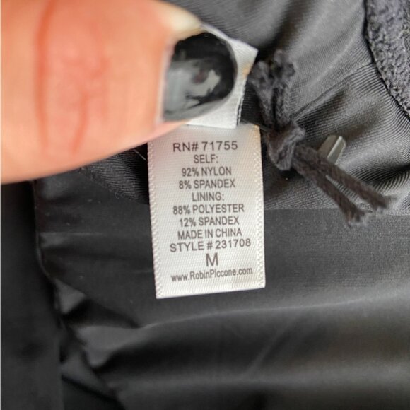 Robin Piccone Ava Tankini Vest Top Black size M - Picture 5 of 8